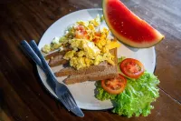 Interconnection Hostel - breakfast
