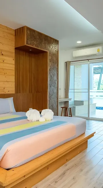 ห้องโคซี่ เตียงคิงไซส์