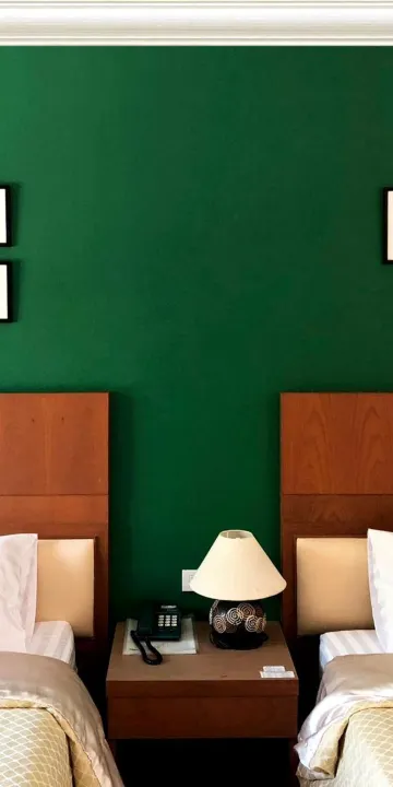 ห้องทวินมาตรฐานพร้อมวิวสวน ปลอดบุหรี่