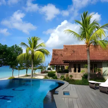Blue Harbor Beachfront Villas & Resto Отели рядом с достопримечательностью «Нуса Лембонган»