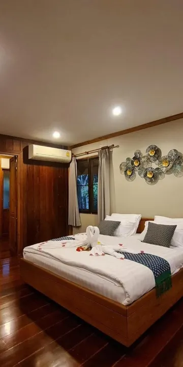 ห้องสุพีเรียร์เตียงคิงไซส์พร้อมวิวสวน