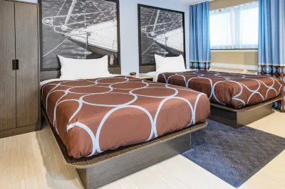Super 8 by Wyndham Lindenhurst Hotels near Ann Taylor Factory Store