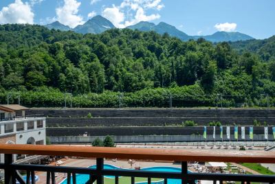 View from Hotel Sochi Marriott Krasnaya Polyana Hotel Photo