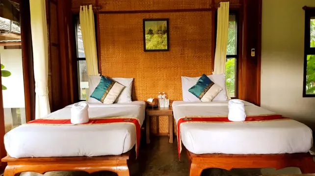 ห้องสุพีเรียเตียงแฝดพร้อมวิวสวน