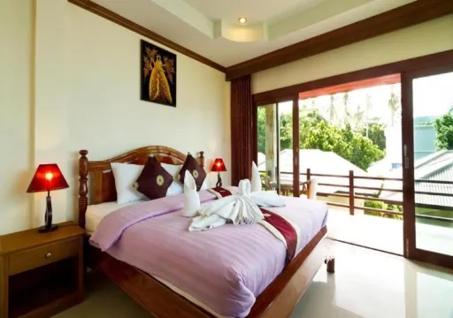 ห้องดีลักซ์พร้อมเครื่องปรับอากาศ