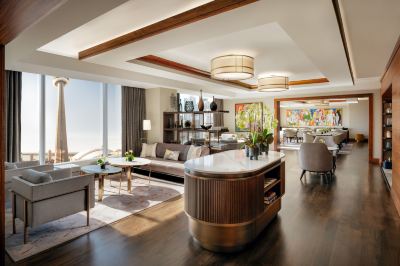 共有エリア ザ・リッツ・カールトン トロントの写真