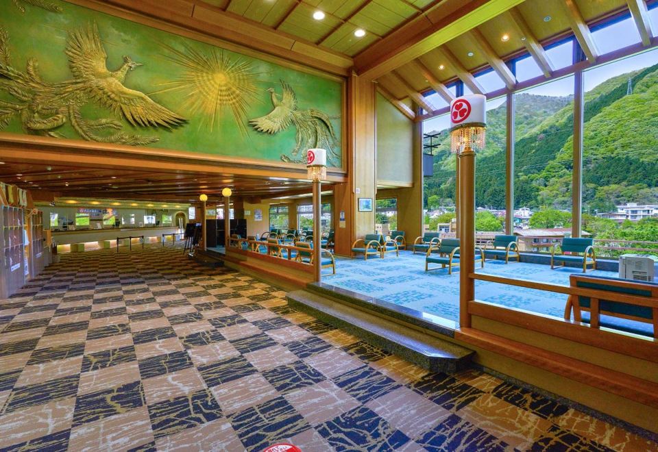 오에도 온천 노천탕