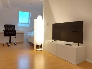 Rooftop Apartmens Ulm - Komfortable Neue Gemeinschaftsunterkunft im Herzen Von Ulm - Raum 3