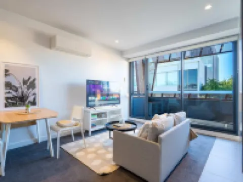 Modern 1BR Apartment with Smart TV and Views 霍索恩區酒店