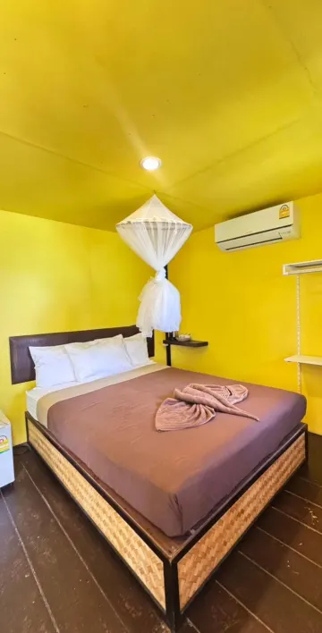 บังกะโลพร้อมเครื่องปรับอากาศ