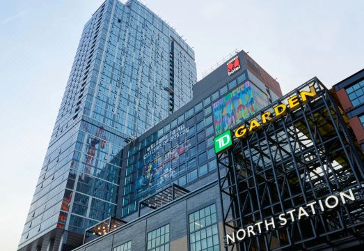 시티즌엠 보스턴 노스 스테이션의 현대적인 객실