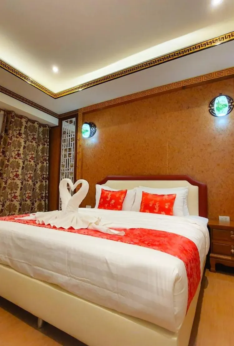 ห้องเตียงคิงไซส์พร้อมอ่างสปา