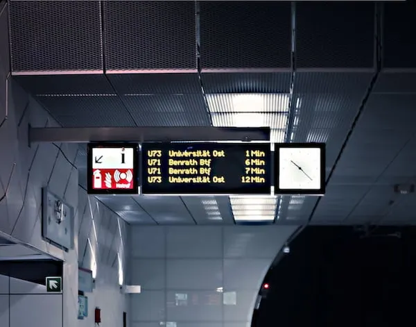 Live train timetables
