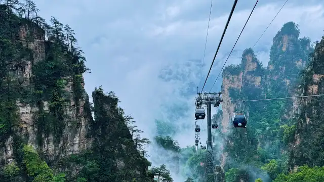 天子山索道