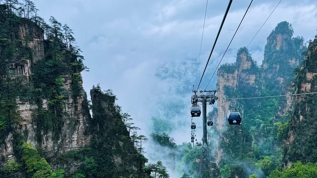 天子山索道