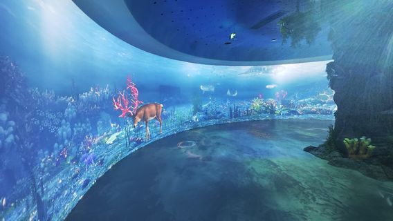 Fisheye World Theme Park