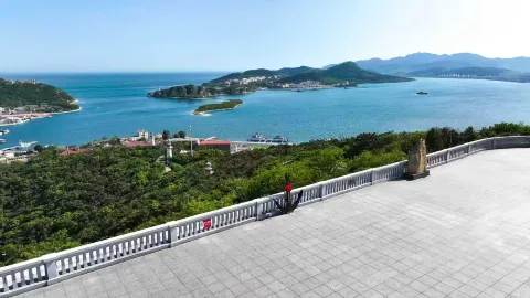 Lushun Baiyu Hill attraction in Dalian