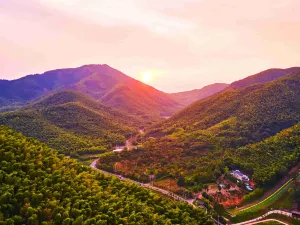 모간산 천지 삼곡 산악 낙원