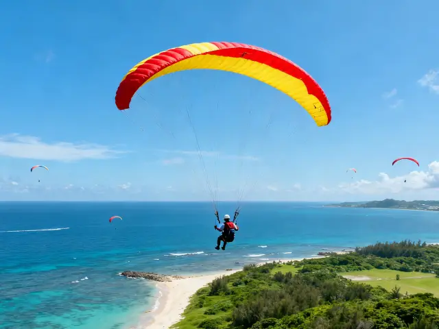 沖繩滑翔傘體驗