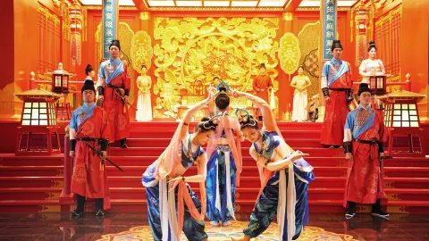 Datang Baiquan post station attraction in Jinan