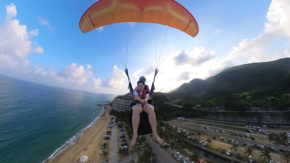陵水分界洲島國際滑翔傘營地滑翔傘飛行體驗【飛行高度400公尺+專業教練帶飛】