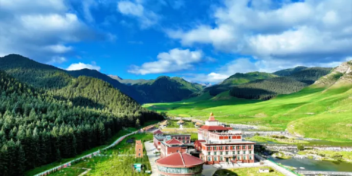 祁連山冰溝河景區