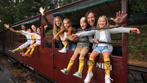 墨爾本普芬比利蒸氣火車+企鵝歸巢普通話一日遊可選賓士彩虹小屋