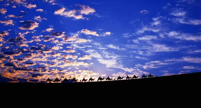 Sunsets in Dunhuang