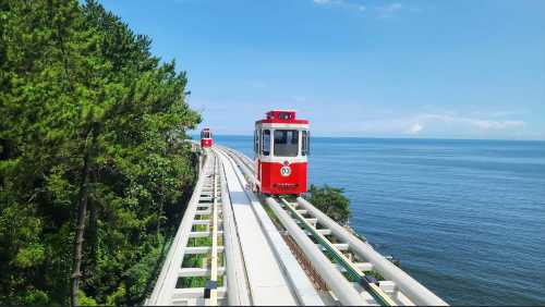 釜山海雲台藍線公園天空膠囊海岸列車
