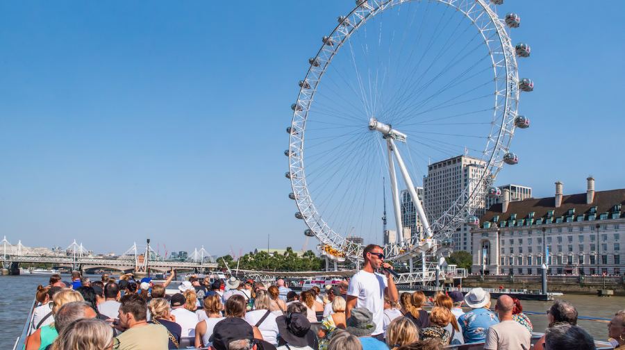 英國倫敦泰晤士河觀光遊船體驗（可選單程／往返／隨上隨下通票＋靈活或固定碼頭上下船）