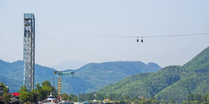 南怡島Skyline Zipwire