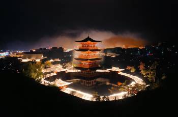 창바이의 인기 밤의 인기 장면