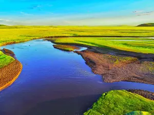 Scenic area of the Mo'ergele River