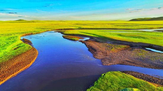 Scenic area of the Mo'ergele River