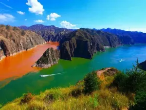 Yellow River-Taohe River Intersection Viewing Platform