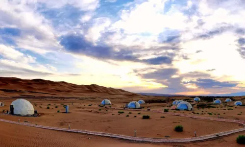 Camping in Turpan