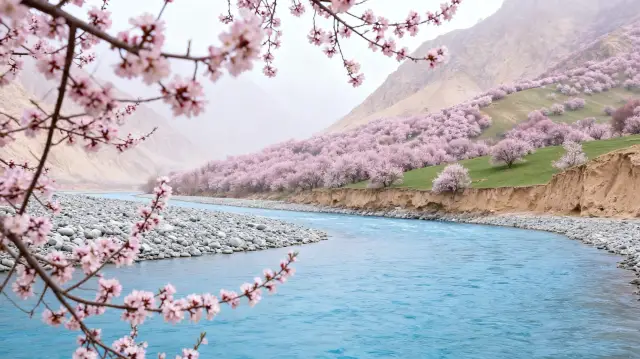 Apricot Blossom Viewing in Kashgar