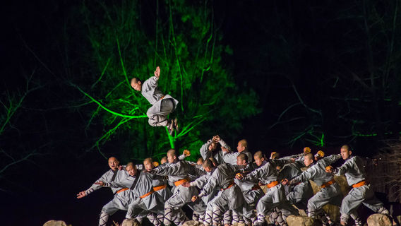 Martial Arts Performances in Mount Song