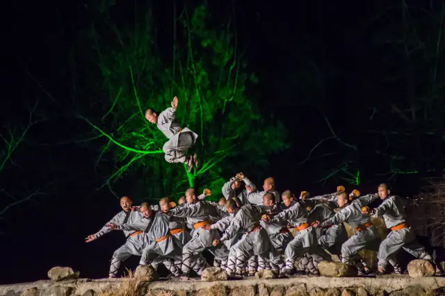 Martial Arts Performances in Mount Song