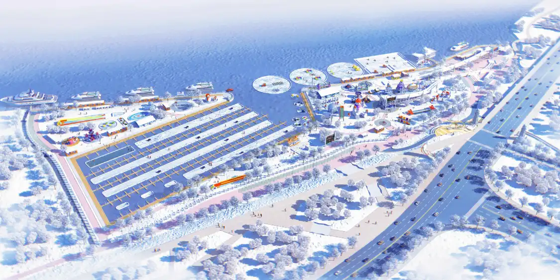 하얼빈 와이탄 눈사람 선착장 주변 호텔