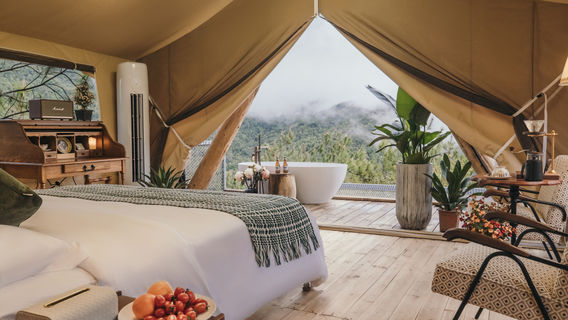 Shuye Sanbaishan Resort Tent Camping Ground