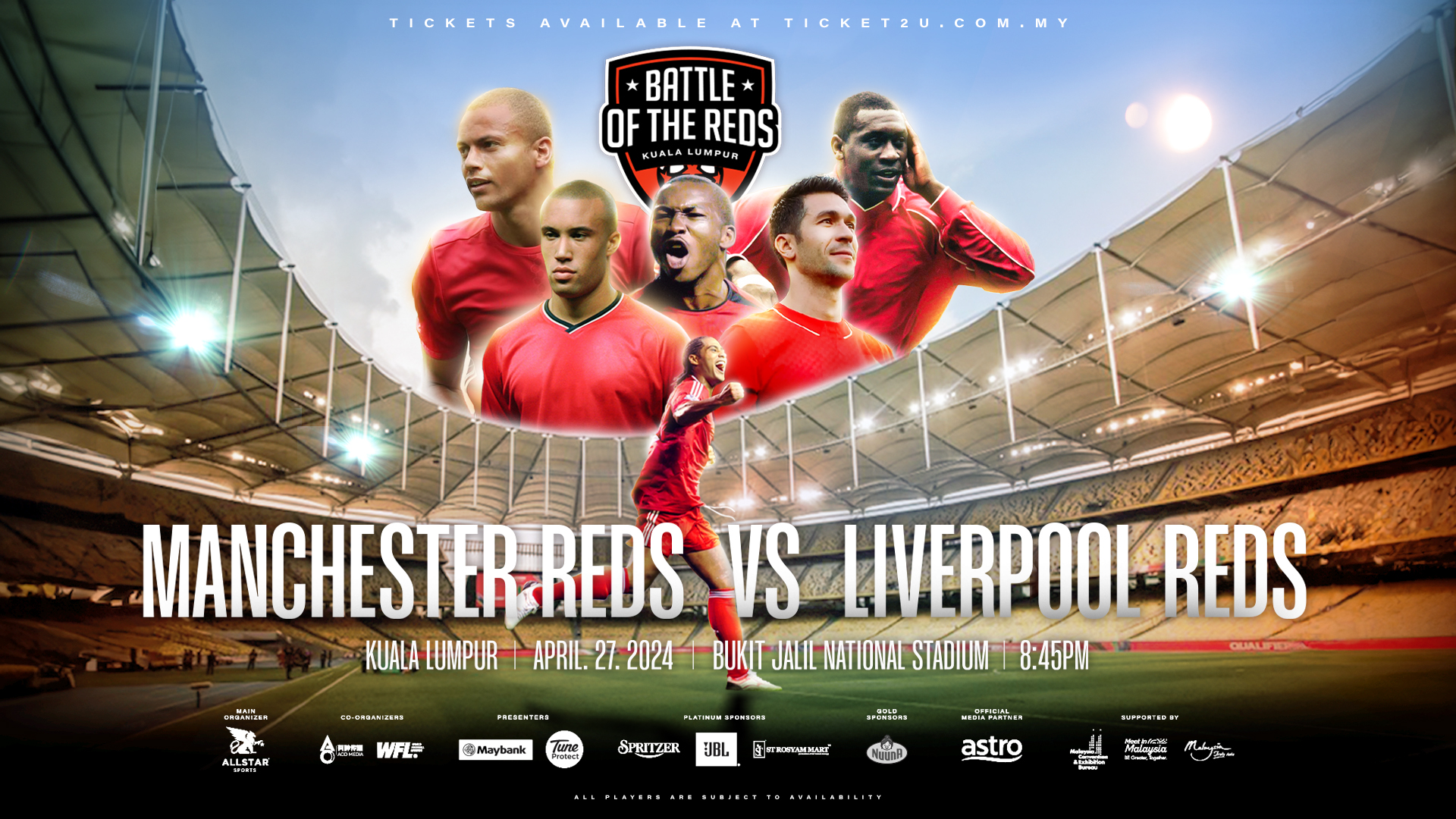 Battle of the reds | National Stadium Bukit Jalil