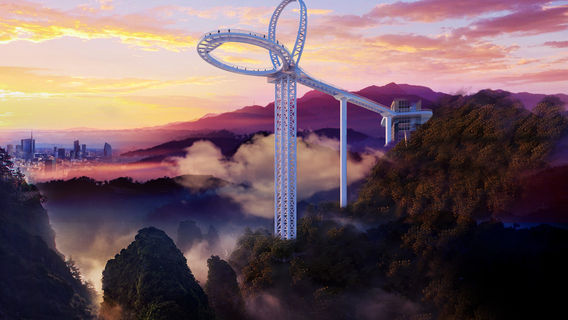 Huangtengxia Tianmen Hanging Corridor