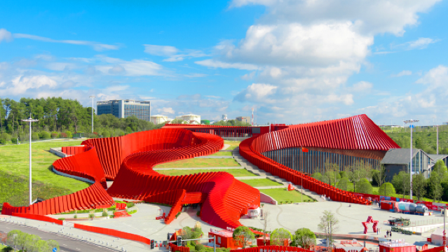 GuiZhou Long March Cultural Digital Art Museum (Red Ribbon)