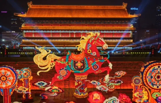 西安城牆護城河智能遊船票(含茶點)2人