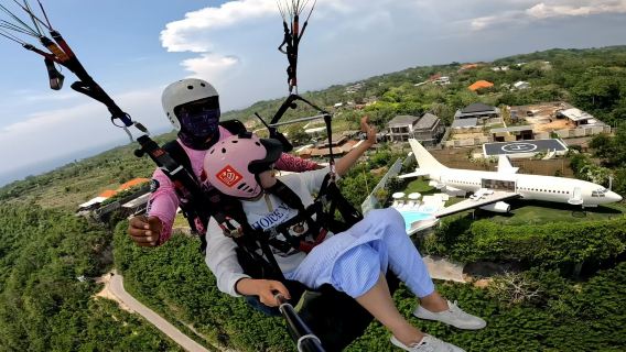 峇里島島滑翔傘飛行體驗【峇里島alam滑翔傘烏魯瓦圖滑翔傘Timbis滑翔傘贈送影片】