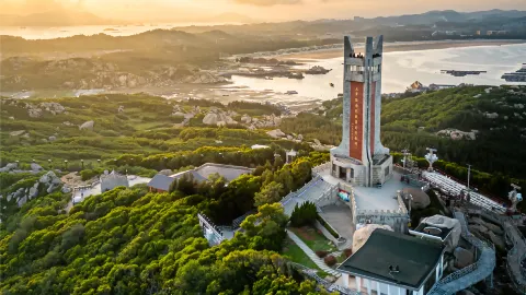 Mount Jiangjun attraction in Pingtan County