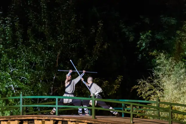 Martial Arts Performances in Mount Song