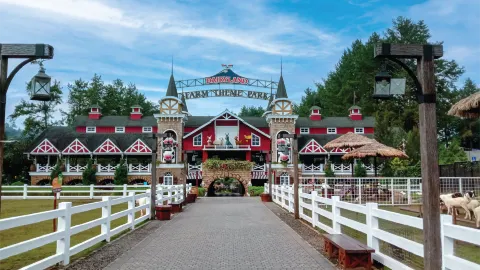 Cimory Dairyland Farm Theme Park Puncak attraction in West Java