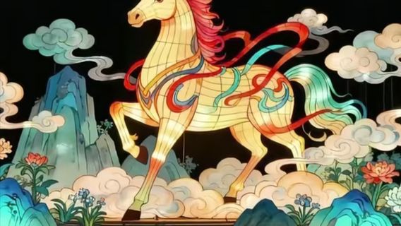 The First Spring Festival Lantern Festival of Linqing State-owned Cotton Mill in 1960